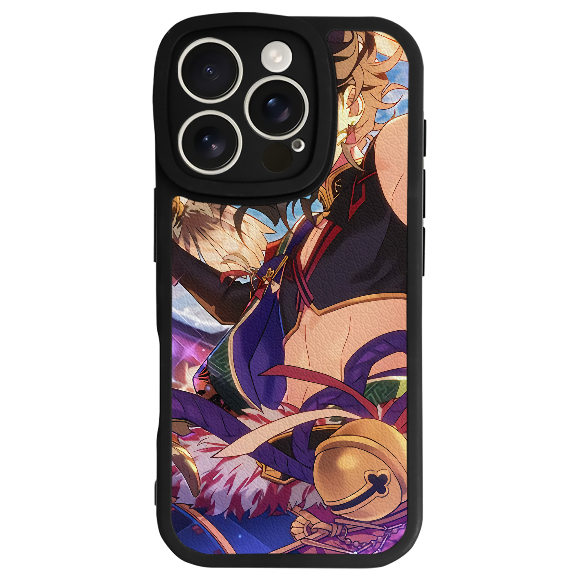 （画像用） 刀剣乱舞 Touken Ranbu 【iPhone 16シリーズ対応】シリコンスマホケース（レザー調） 材質：シリコン